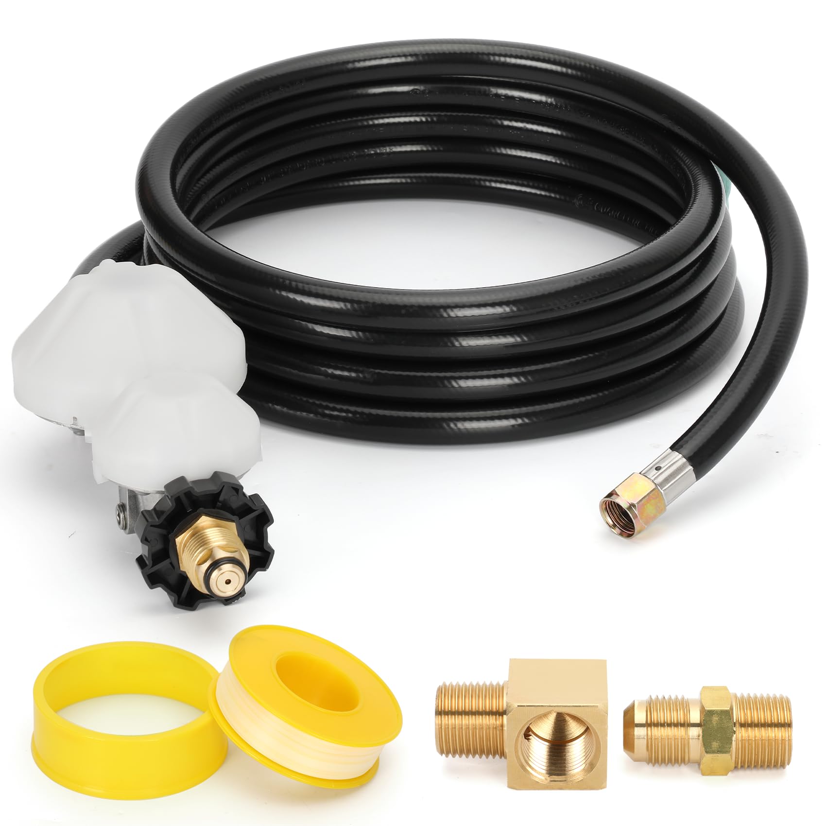 Amazon.com : 12 FT F273684 Propane Hose with Regulator Compatible